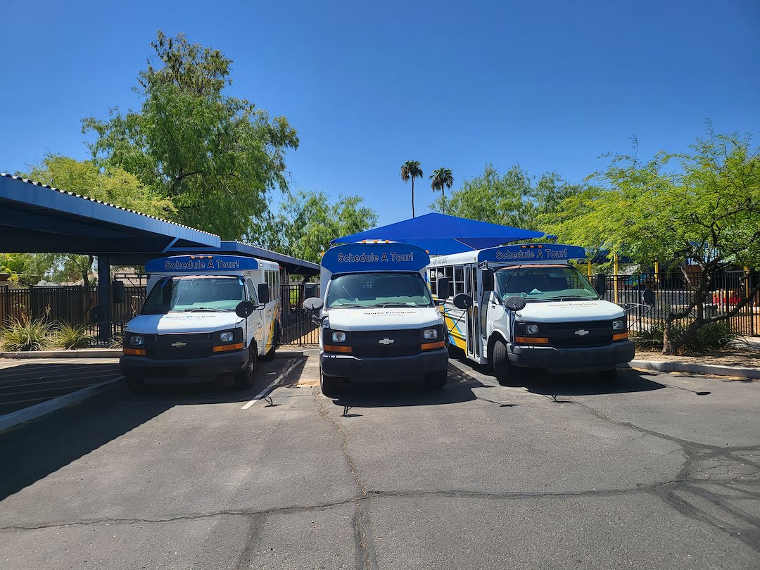 Daycare bus wash in Mesa, AZ